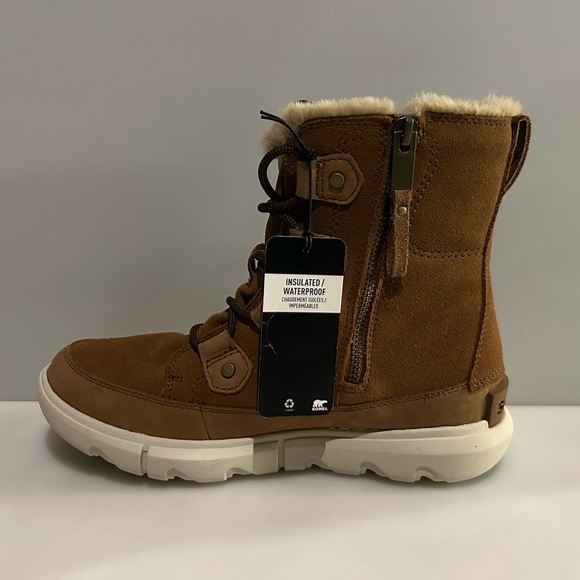 New Sorel Women’s Explorer Next Joan Dual Zip Waterproof Winter Boots Size 6 NIB - Picture 3 of 7